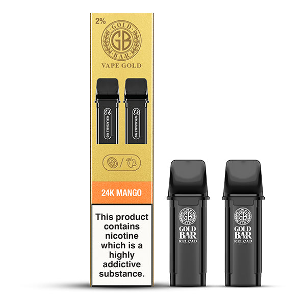 Gold Bar Reload Prefilled Pods (2pk) | for Ultimate Flavor Vapor Shop Direct Gold Bar Reload Prefilled Pods (2pk) | for Ultimate Flavor Vapor Shop Direct