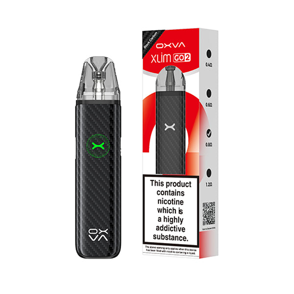 Oxva Xlim GO 2 Pod Kit - Black Carbon
