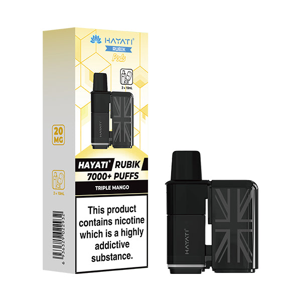 Hayati Rubik 7000+ Puff Prefilled Pods