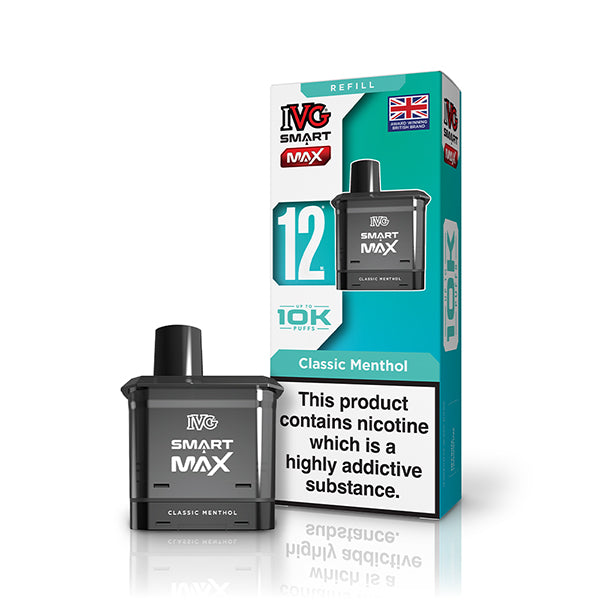 IVG Smart Max 10K Refill Pod Pack - Classic Menthol