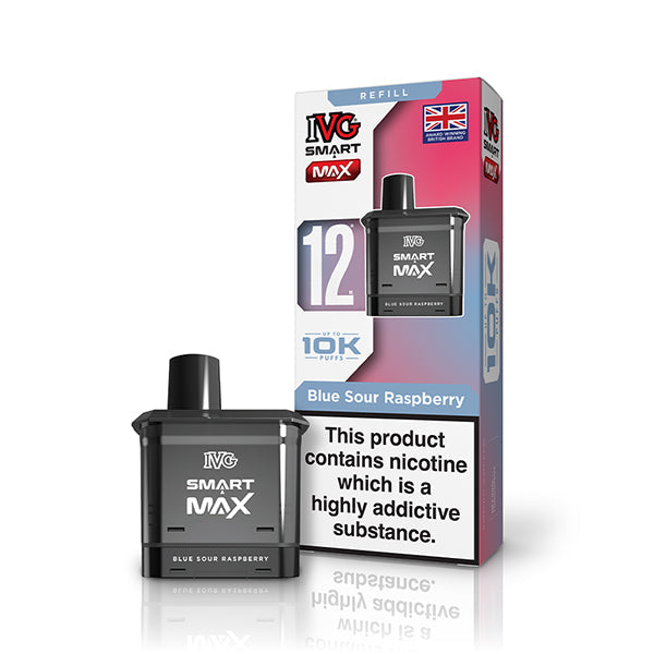 IVG Smart Max 10K Refill Pod Pack - Blue Sour Raspberry