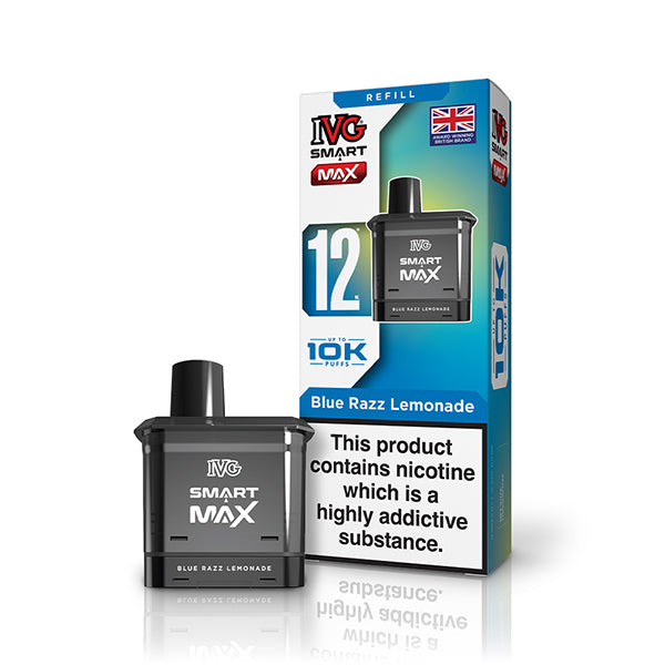 IVG Smart Max 10K Refill Pod Pack - Blue Razz Lemonade