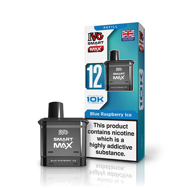 IVG Smart Max 10K Refill Pod Pack - Blue Raspberry Ice