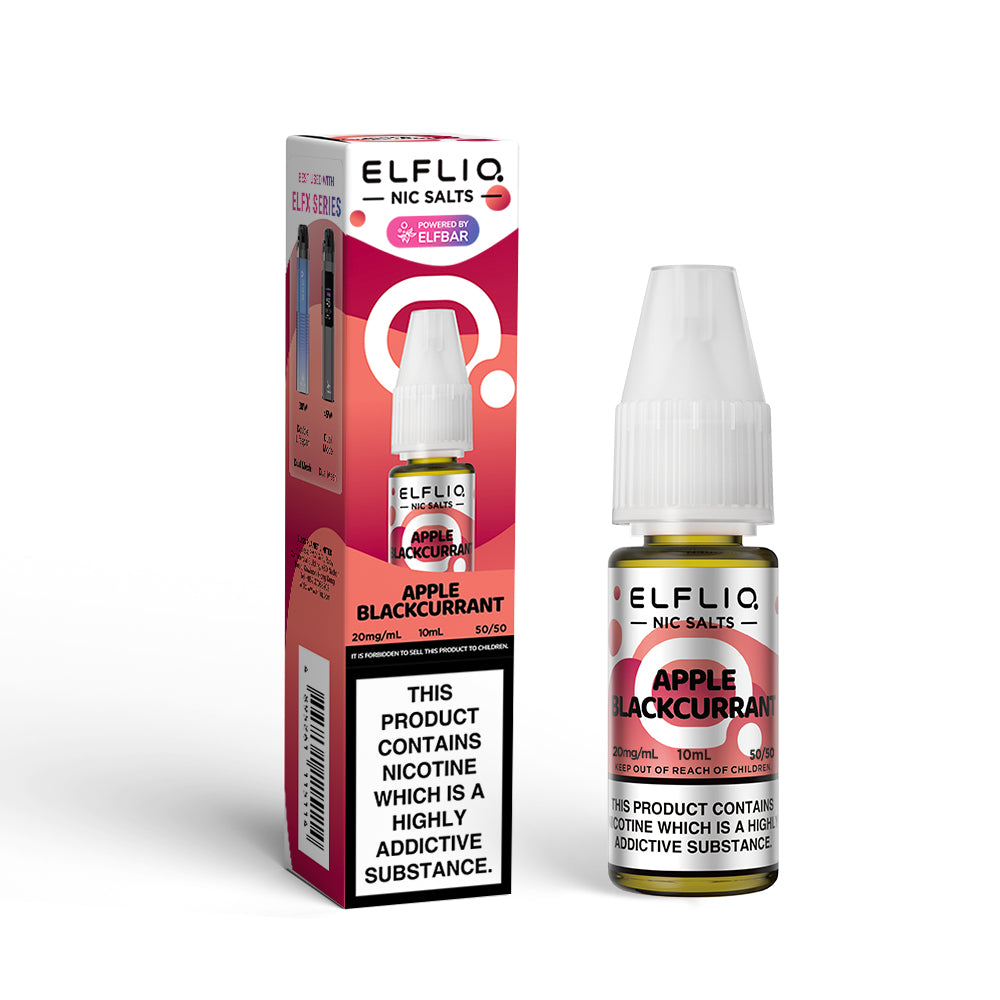Elf Bar ELFLIQ Apple Blackcurrant 10ml Nic Salt Vapor Shop Direct Elf Bar ELFLIQ Apple Blackcurrant 10ml Nic Salt Vapor Shop Direct