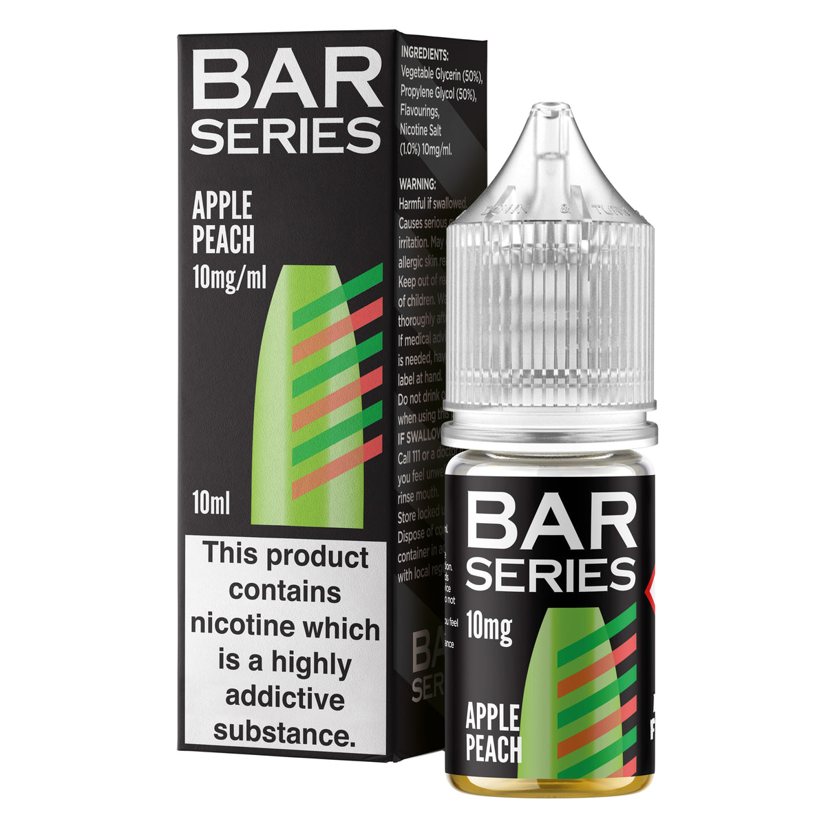 Bar Series Apple Peach 10ml Nic Salt