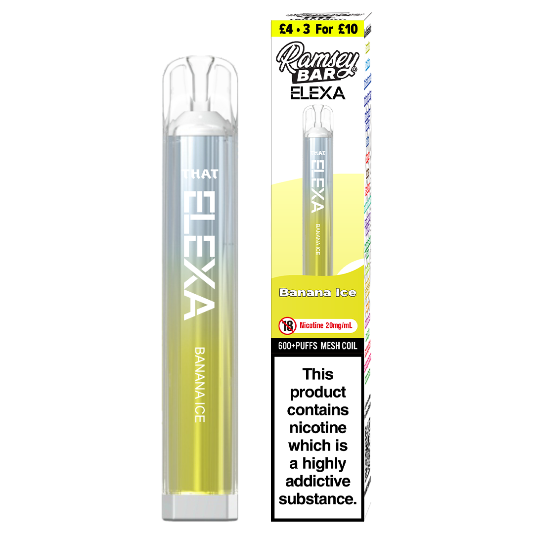 Ramsey Bar Elexa 20mg Disposable (PastBestBefore)