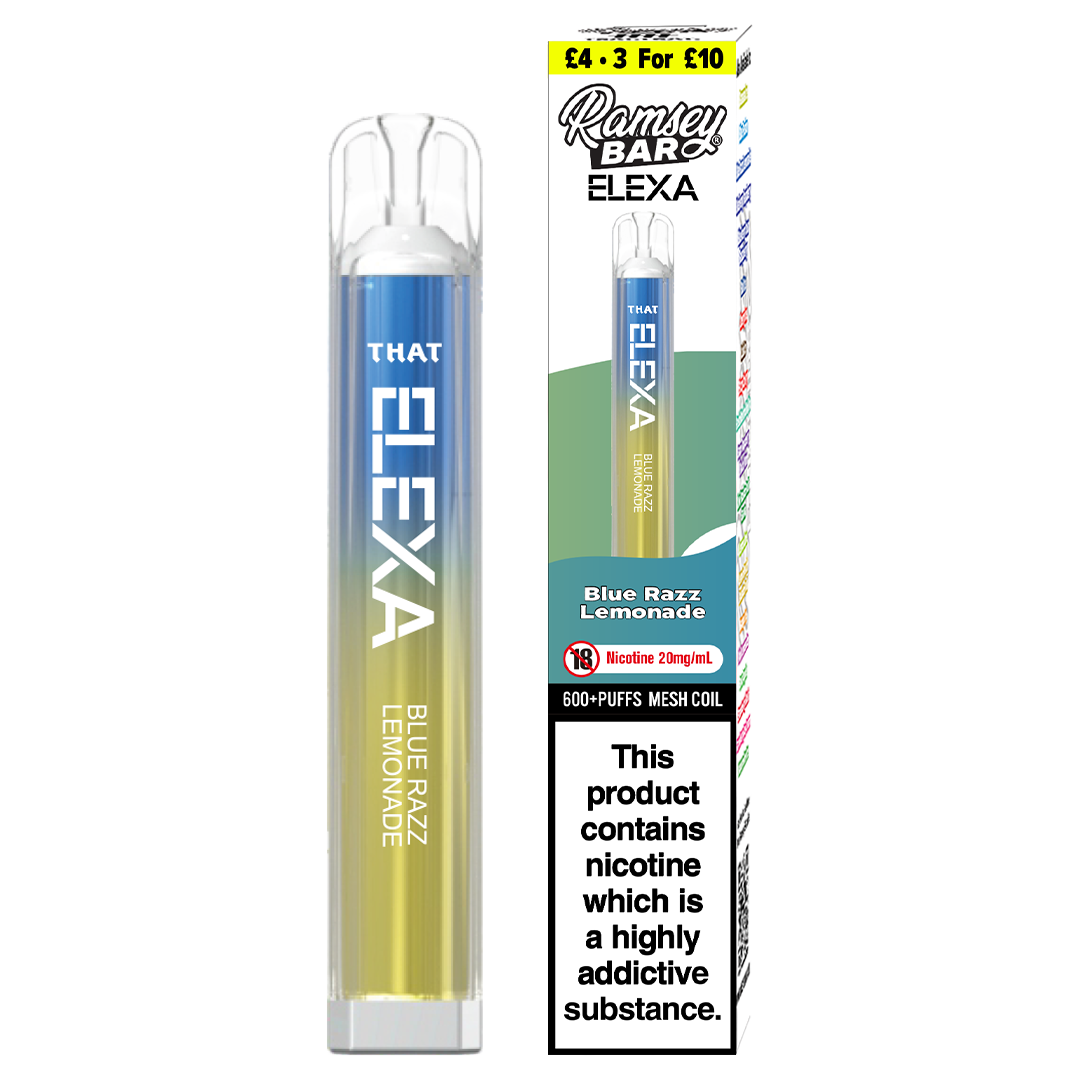 Ramsey Bar Elexa 20mg Disposable (PastBestBefore)