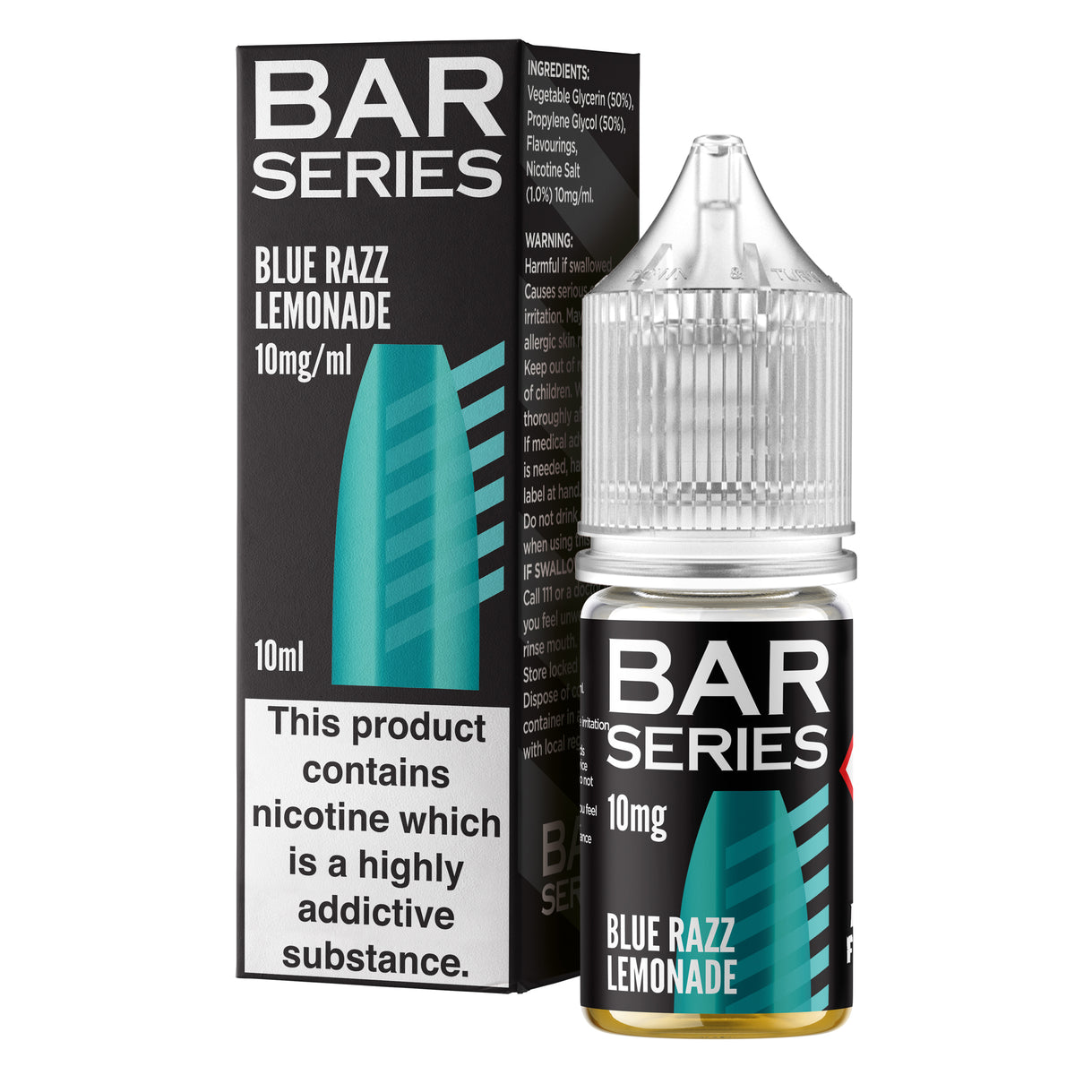 Bar Series Blue Razz Lemonade 10ml Nic Salt
