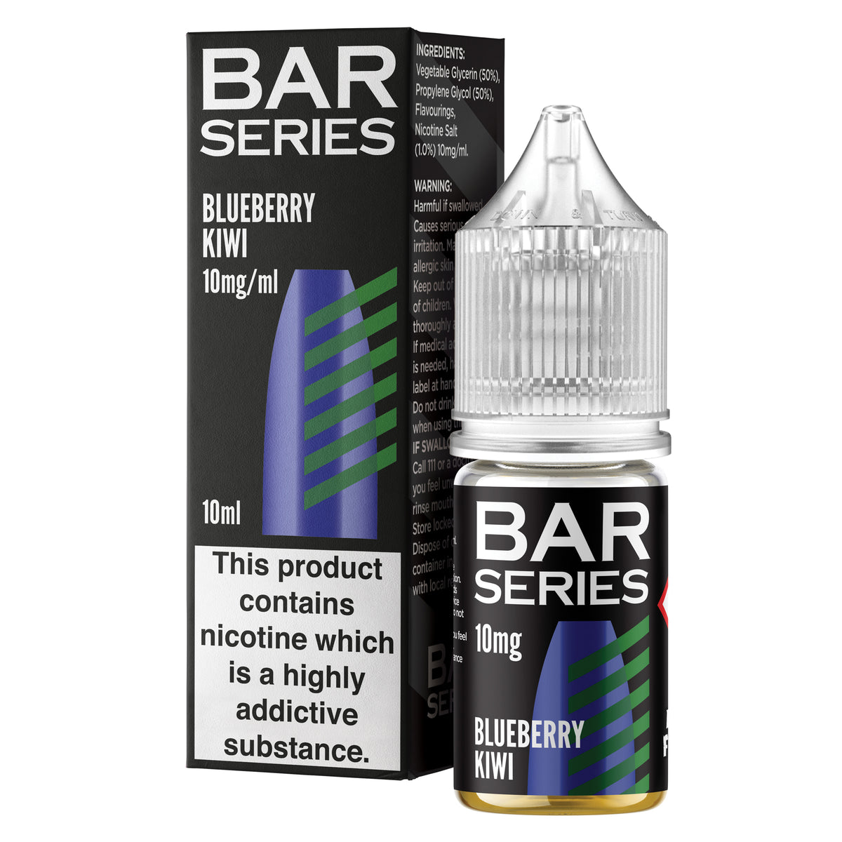 Bar Series Blueberry Kiwi 10ml Nic Salt