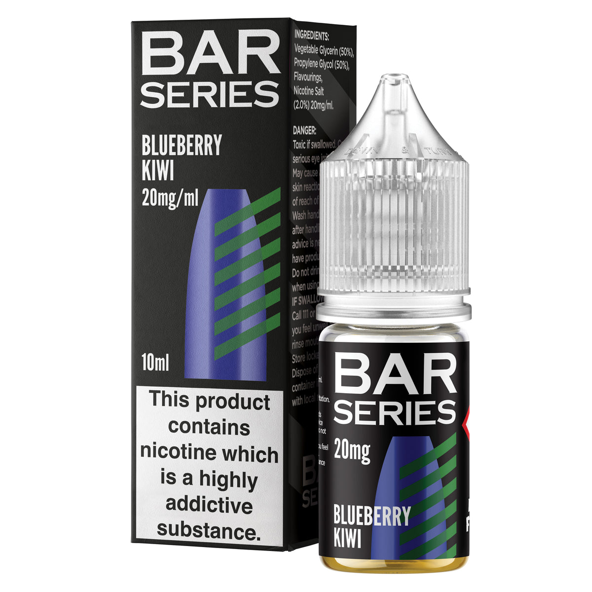 Bar Series Blueberry Kiwi 10ml Nic Salt