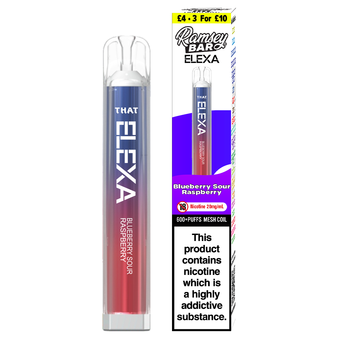 Ramsey Bar Elexa 20mg Disposable (PastBestBefore)