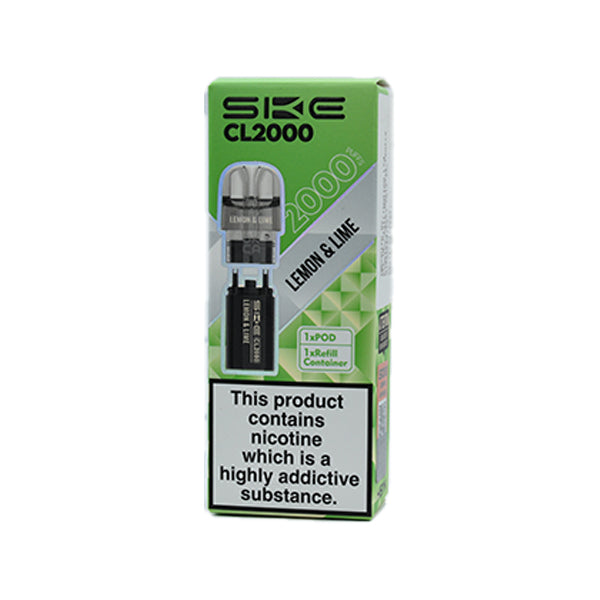 SKE CL2000 Prefilled Pods - Lemon & Lime
