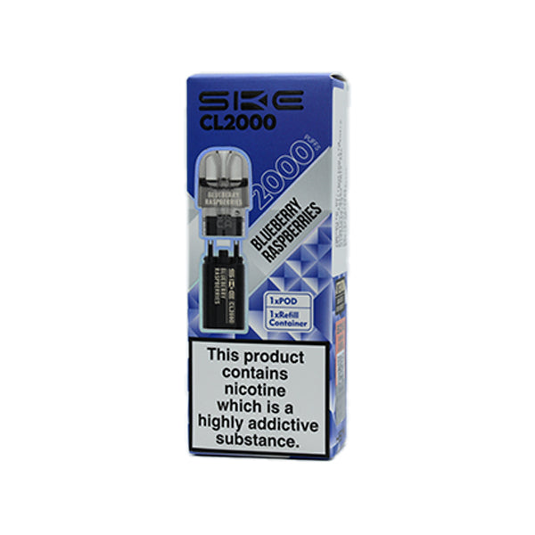 SKE CL2000 Prefilled Pods - Blueberry Raspberries