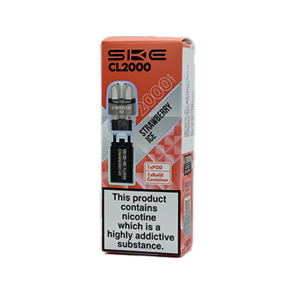 SKE CL2000 Prefilled Pods - Strawberry Ice