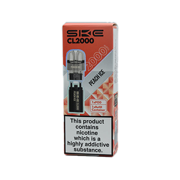 SKE CL2000 Prefilled Pods - Peach Ice