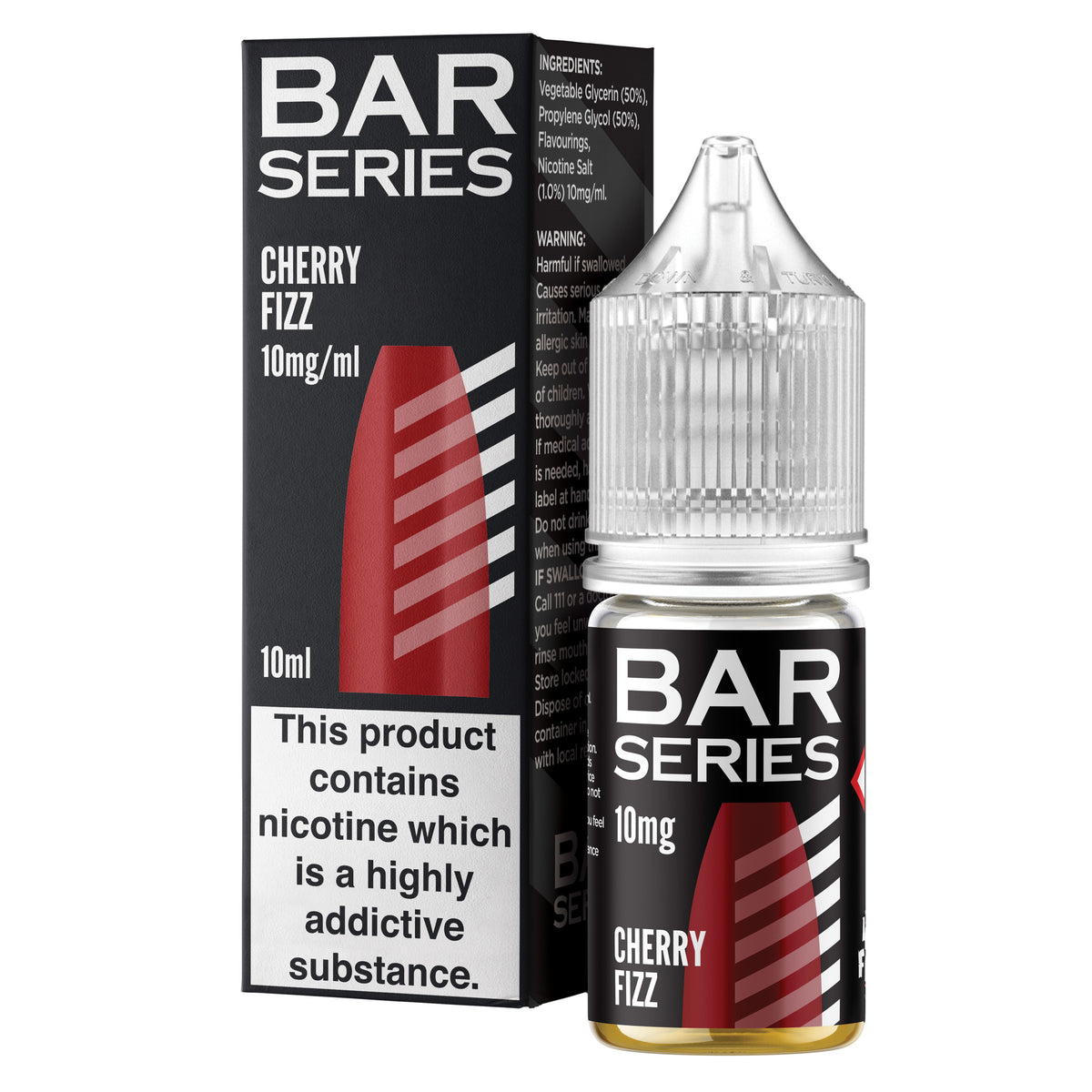 Bar Series Cherry Fizz 10ml Nic Salt