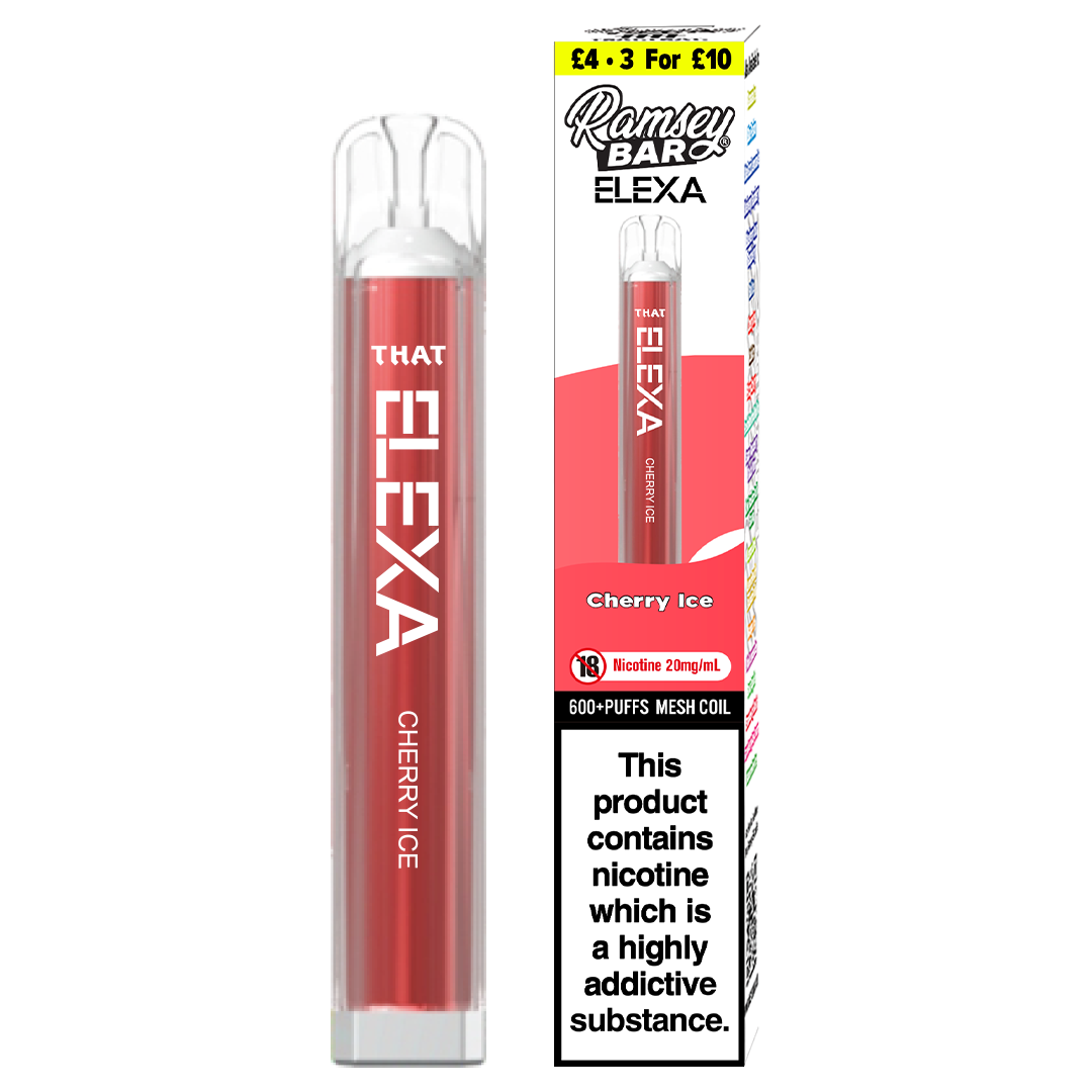 Ramsey Bar Elexa 20mg Disposable (PastBestBefore)