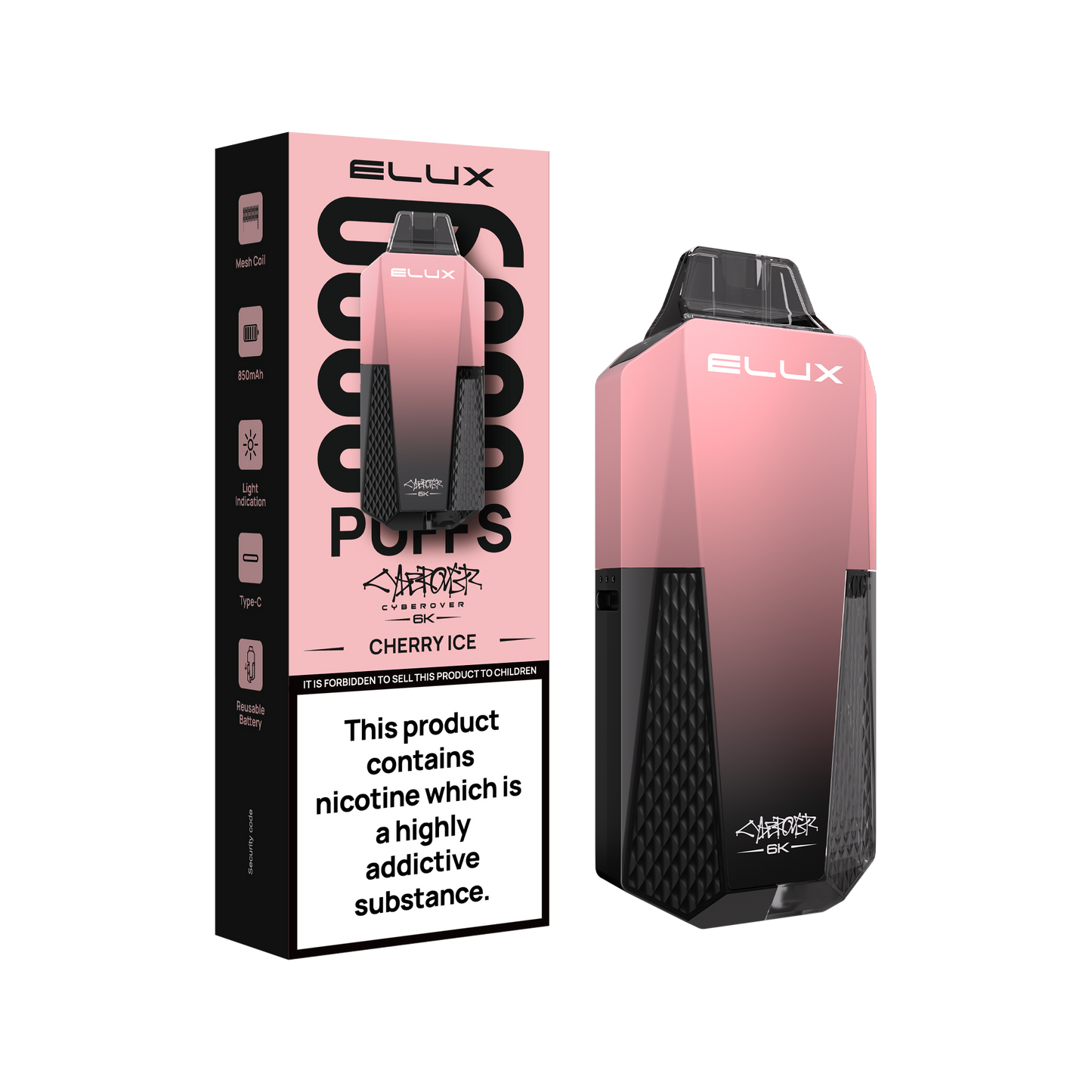 Elux Cyberover 6K Disposable Vape Device