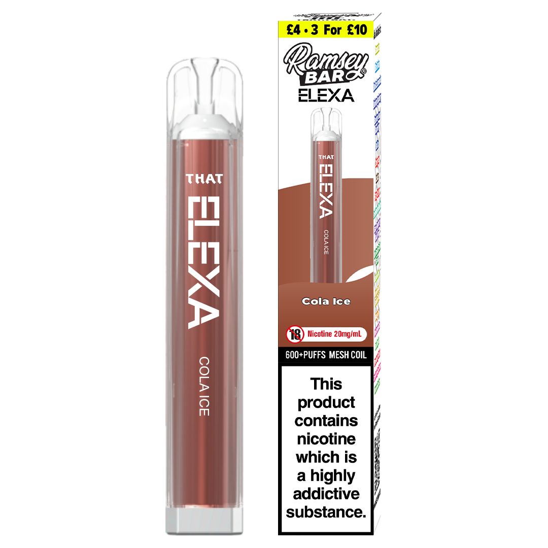 Ramsey Bar Elexa 20mg Disposable (PastBestBefore)