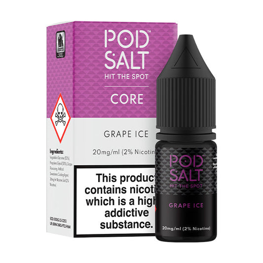 Grape Ice Nic Salt by Pod Salt - Nic Salts UK