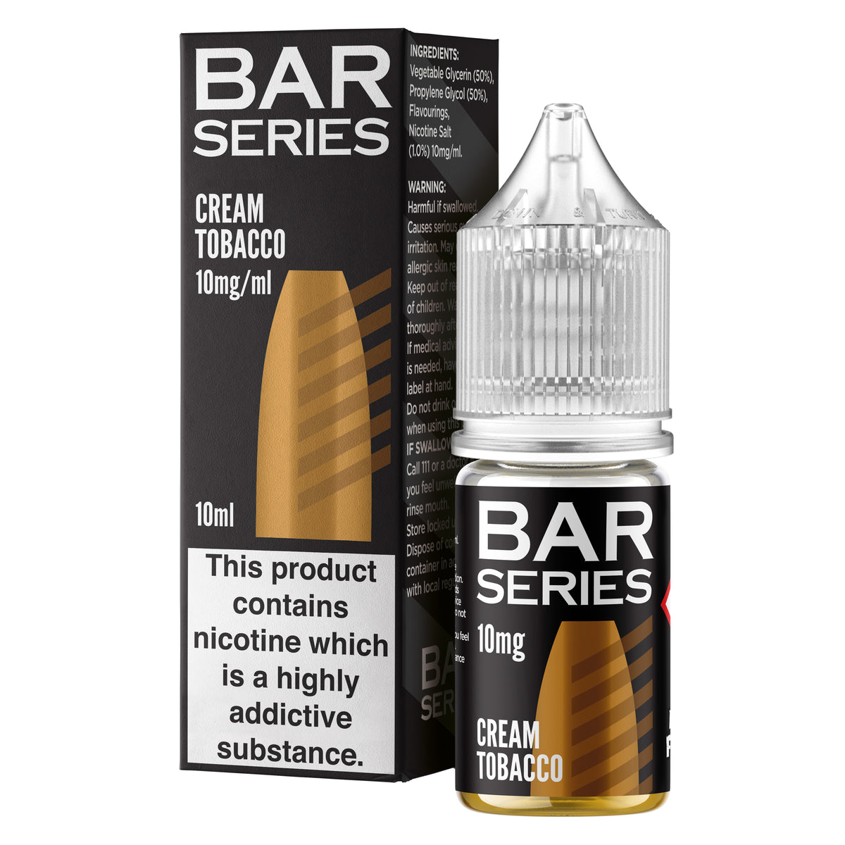 Bar Series Cream Tobacco 10ml Nic Salt