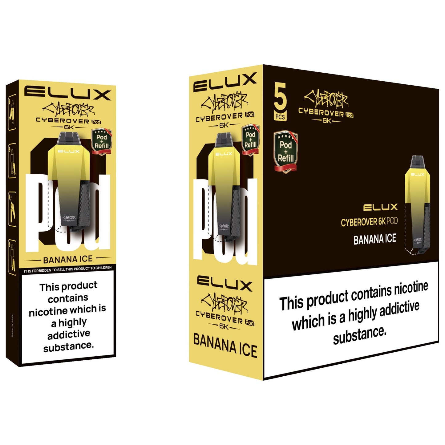 Elux Cyberover 6K Prefilled Pods