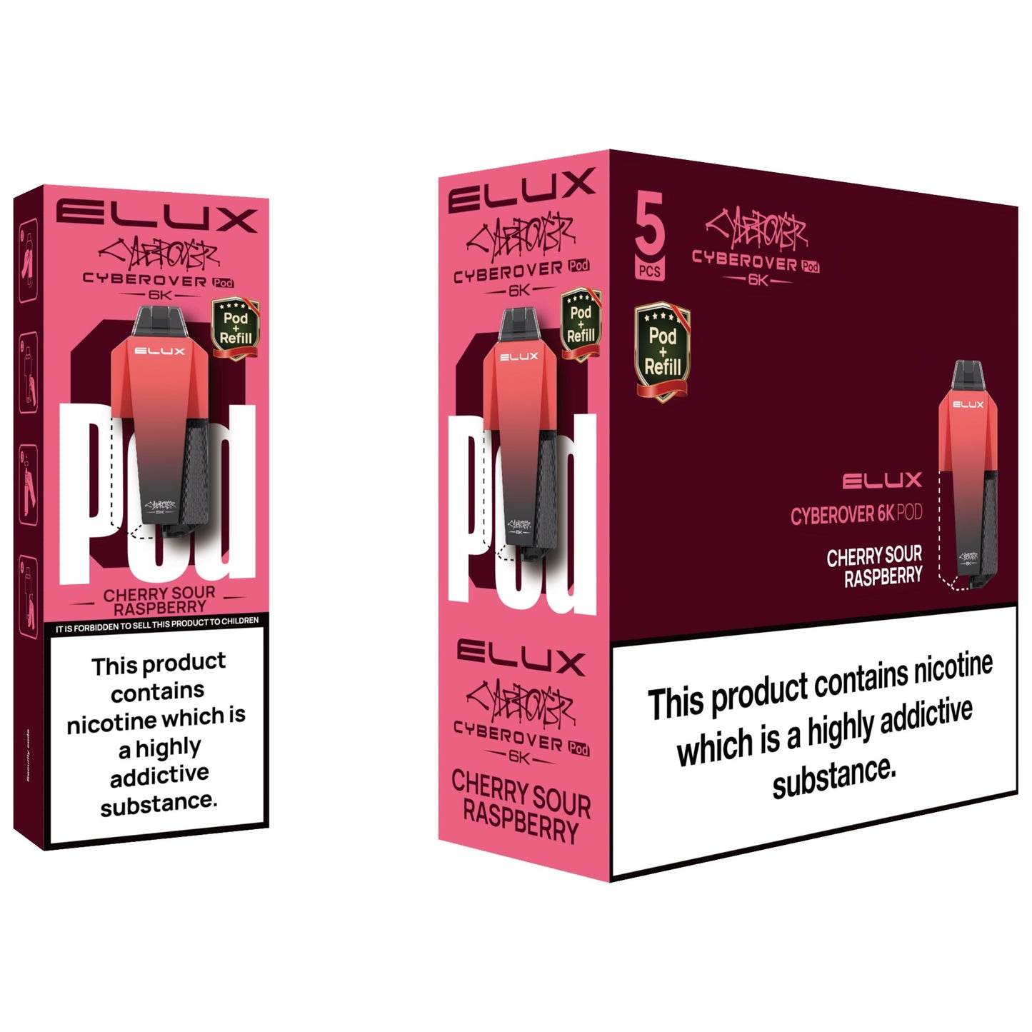 Elux Cyberover 6K Prefilled Pods