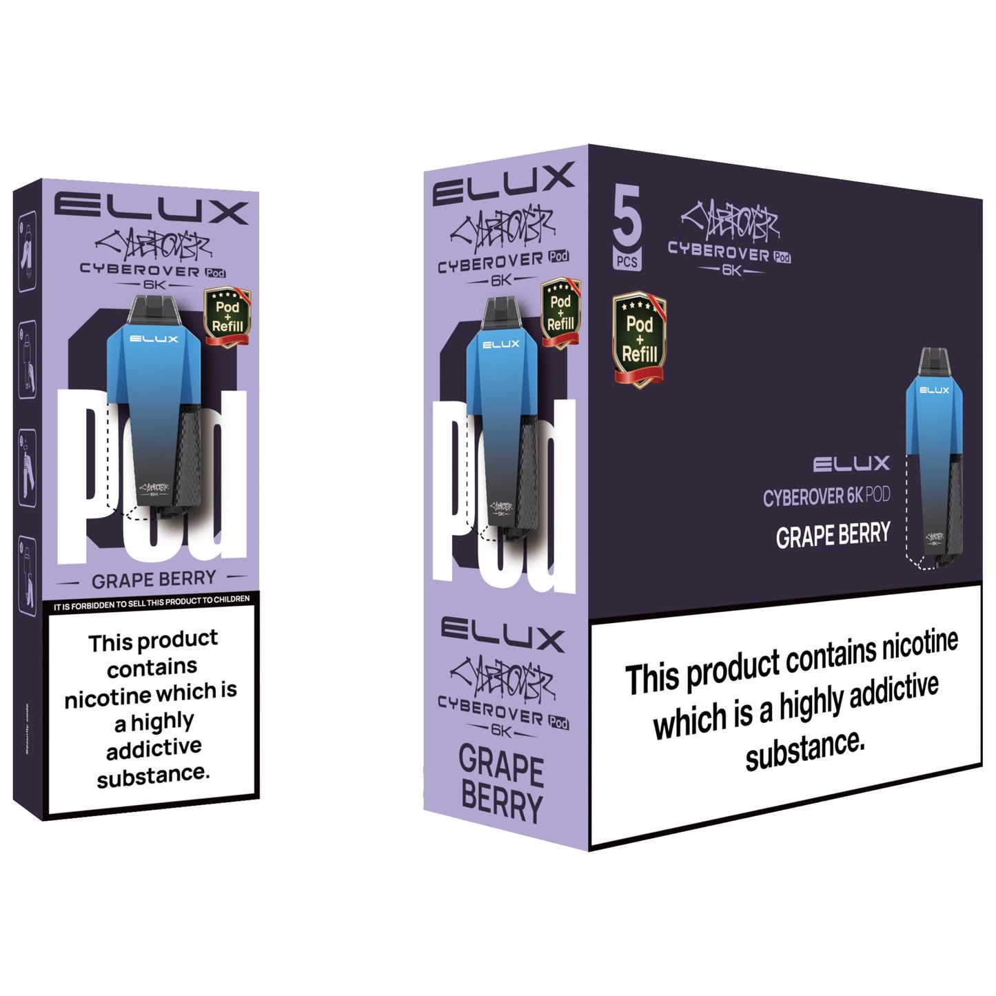 Elux Cyberover 6K Prefilled Pods