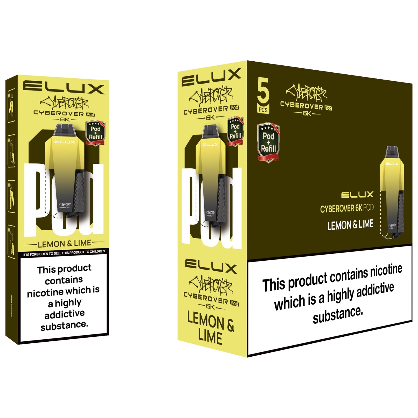 Elux Cyberover 6K Prefilled Pods