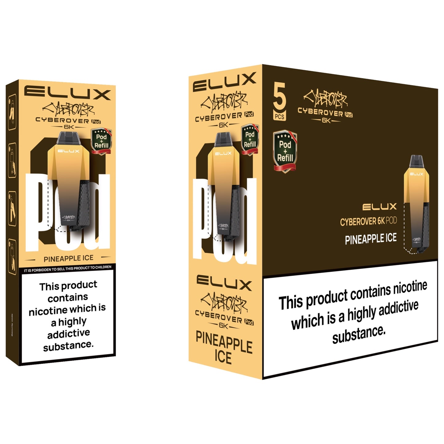 Elux Cyberover 6K Prefilled Pods