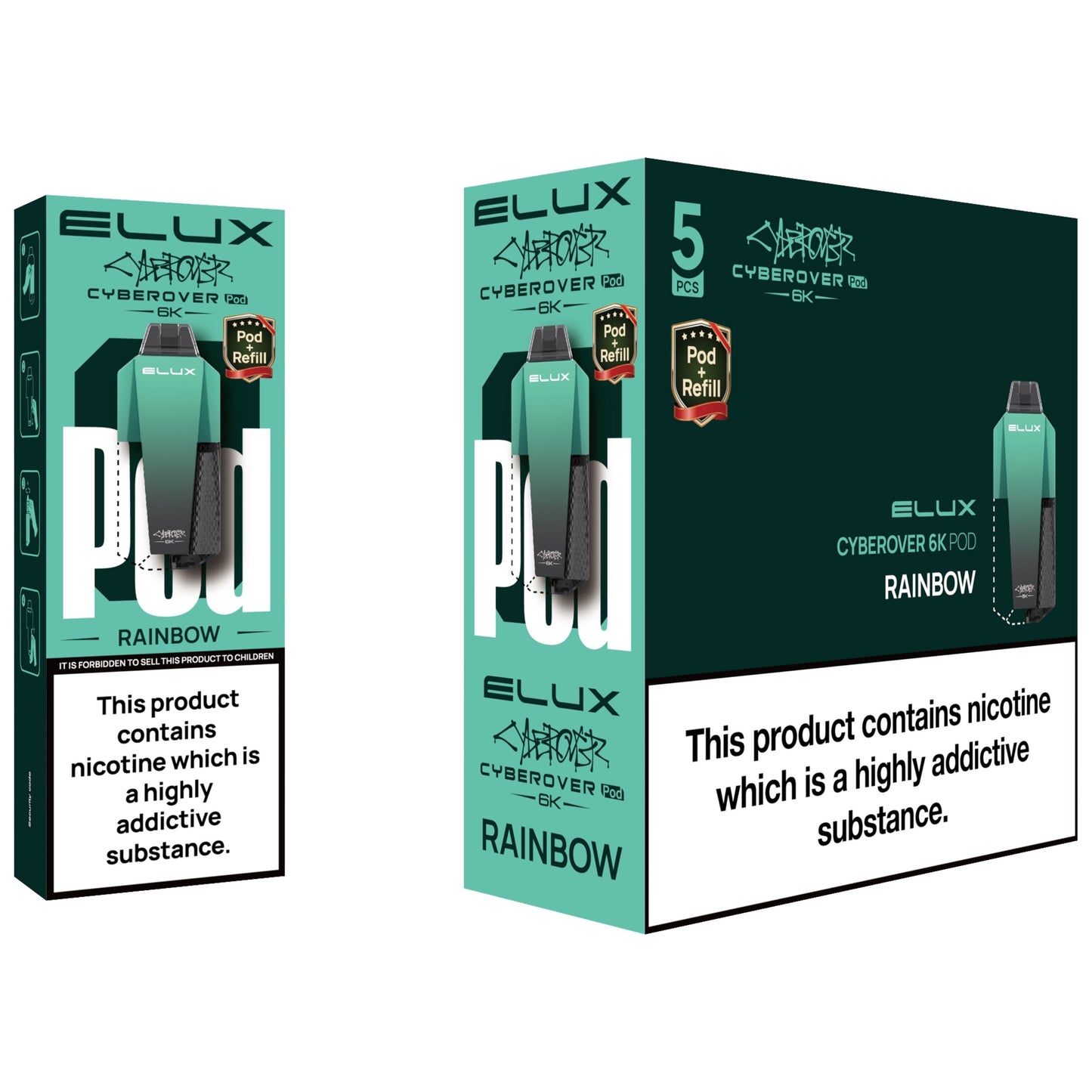 Elux Cyberover 6K Prefilled Pods