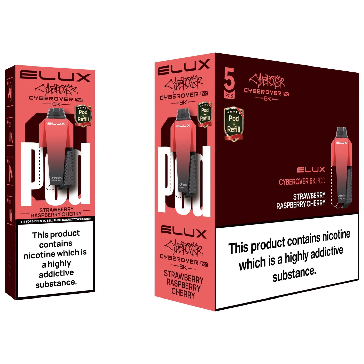 Elux Cyberover 6K Prefilled Pods