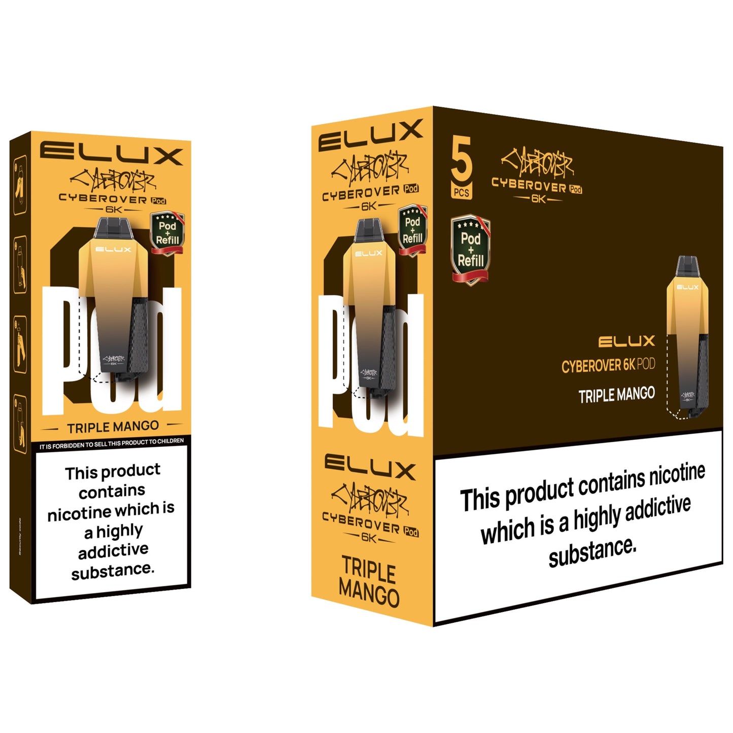 Elux Cyberover 6K Prefilled Pods