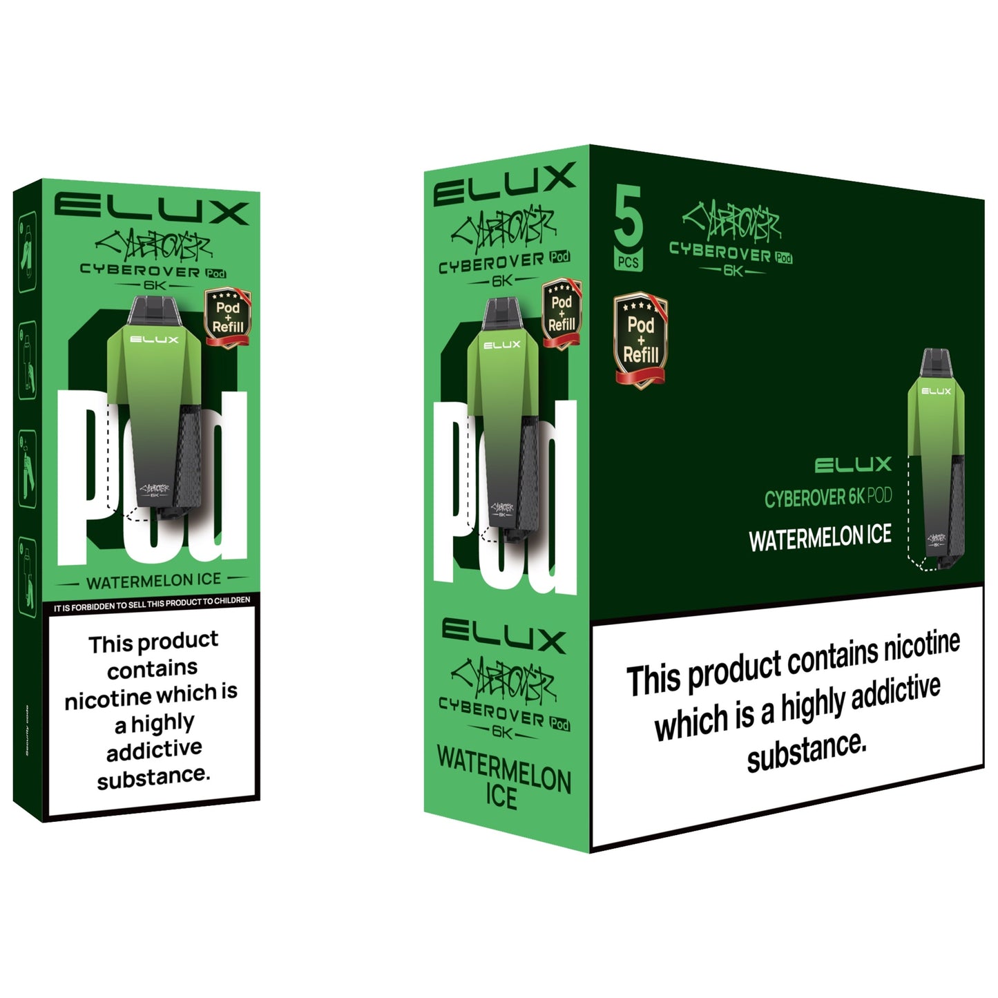 Elux Cyberover 6K Prefilled Pods