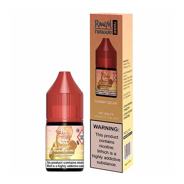 RandM 7000 Gummy Bear 10ml Nic Salt Vapor Shop Direct RandM 7000 Gummy Bear 10ml Nic Salt Vapor Shop Direct
