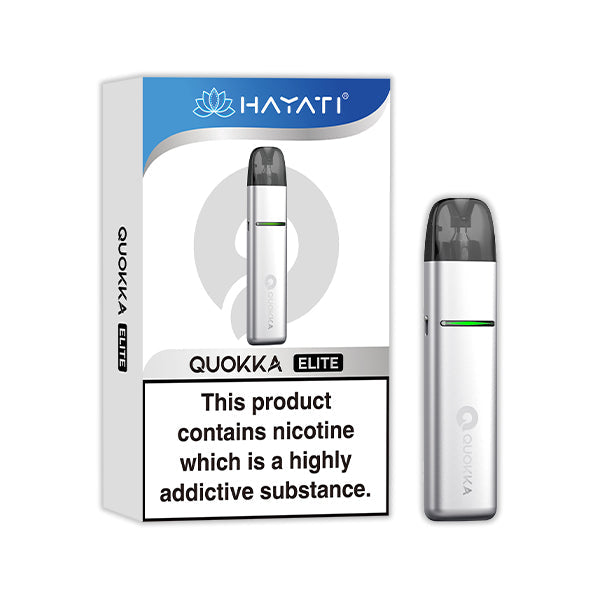 Hayati Quokka Elite Pod Vape Kit - Silver White