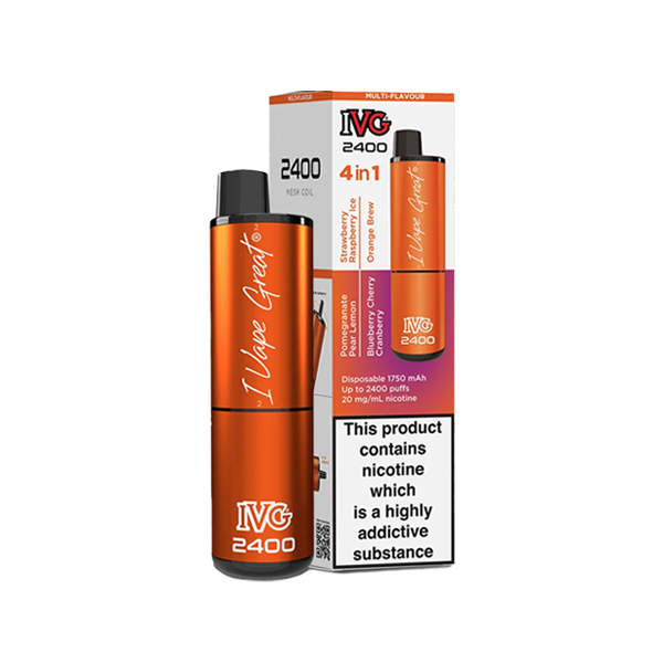 IVG 2400 Disposable 4 in 1 Multi Flavours