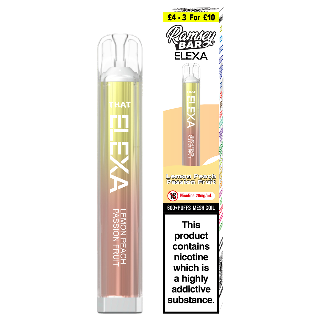 Ramsey Bar Elexa 20mg Disposable (PastBestBefore)