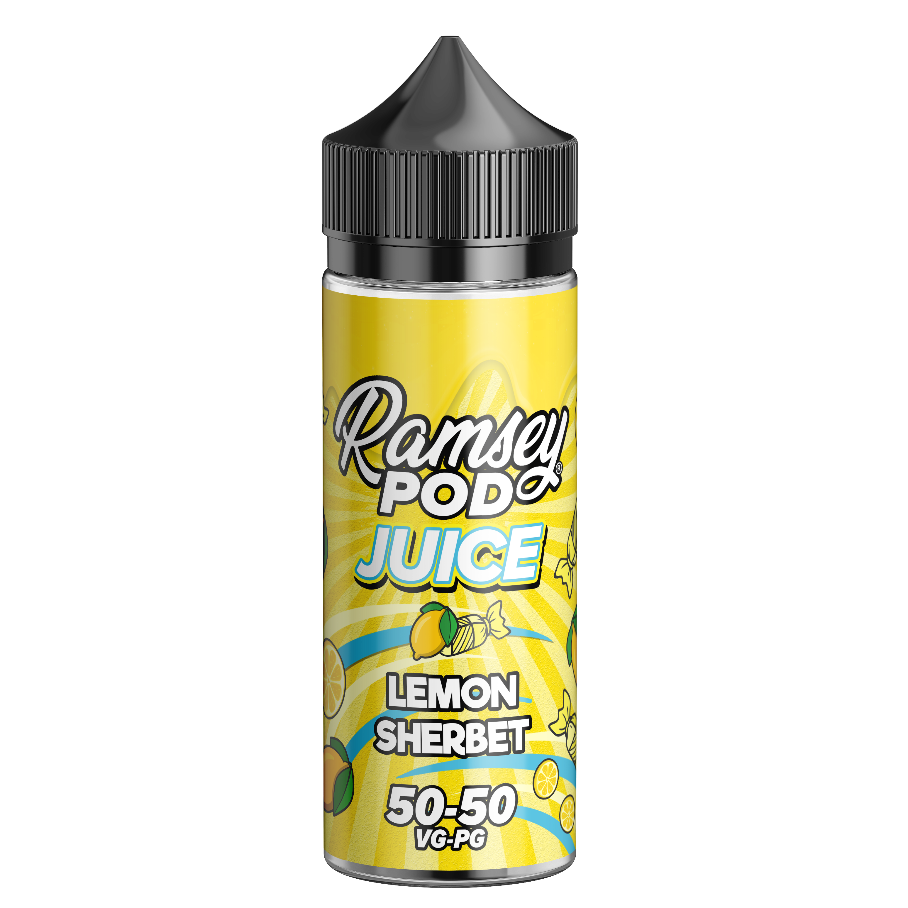 Lemon Sherbet by Ramsey Pod Juice 100ml Shortfill