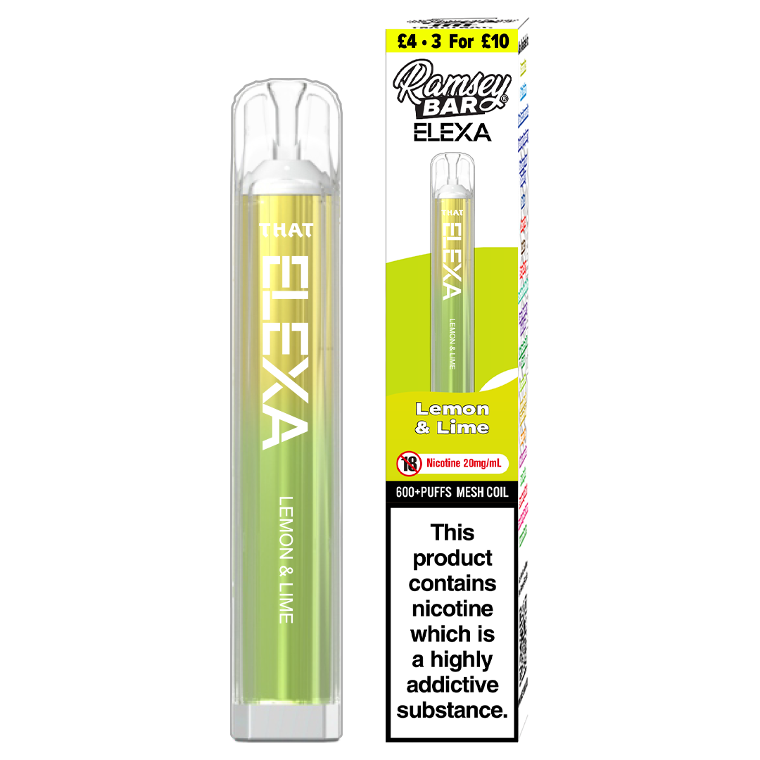 Ramsey Bar Elexa 20mg Disposable (PastBestBefore)