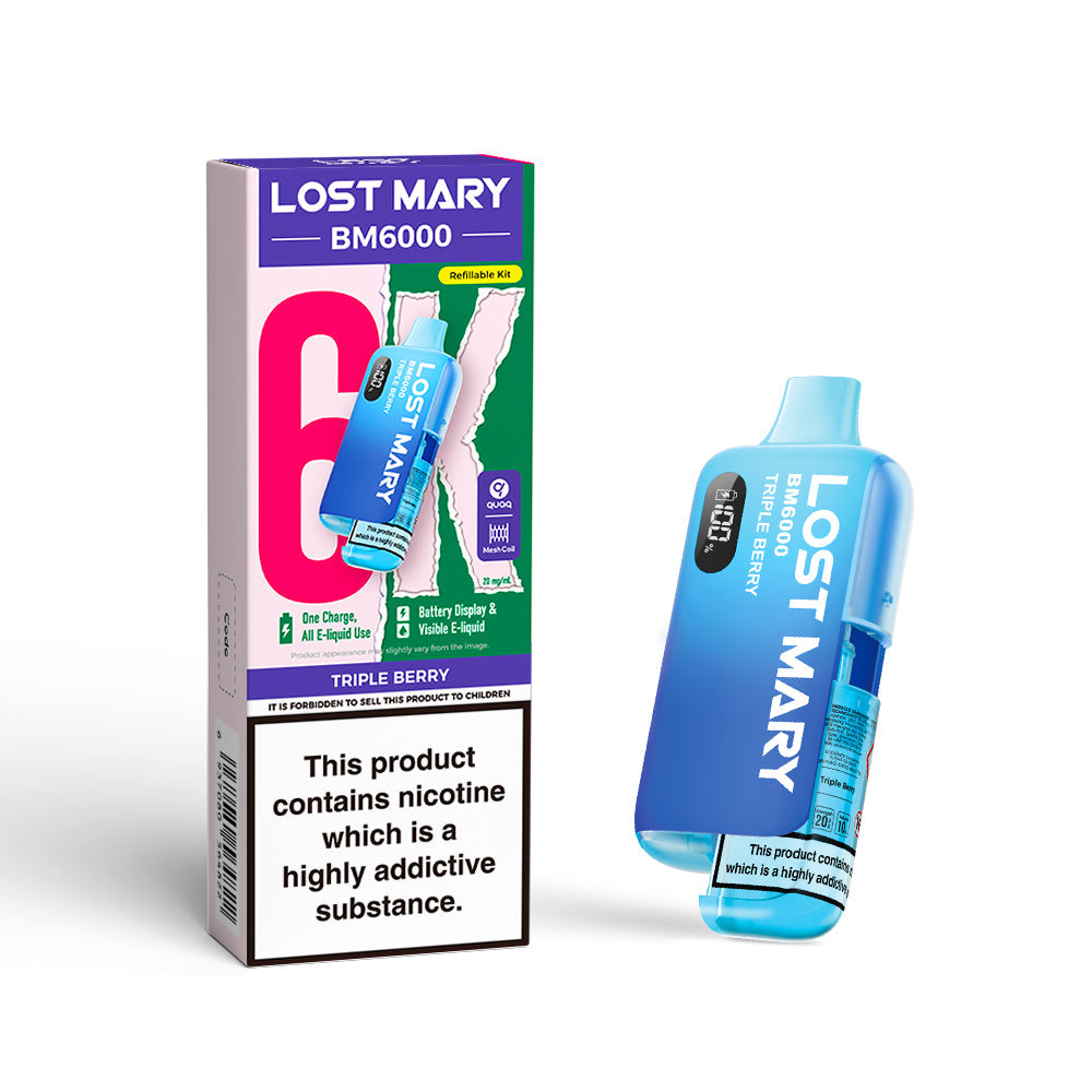 Lost Mary BM6000 Prefilled Pod Kit Tripple berry