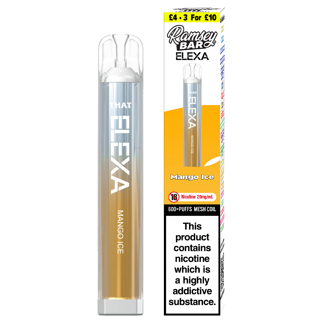Ramsey Bar Elexa 20mg Disposable (PastBestBefore)