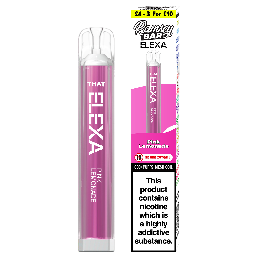 Ramsey Bar Elexa 20mg Disposable (PastBestBefore)