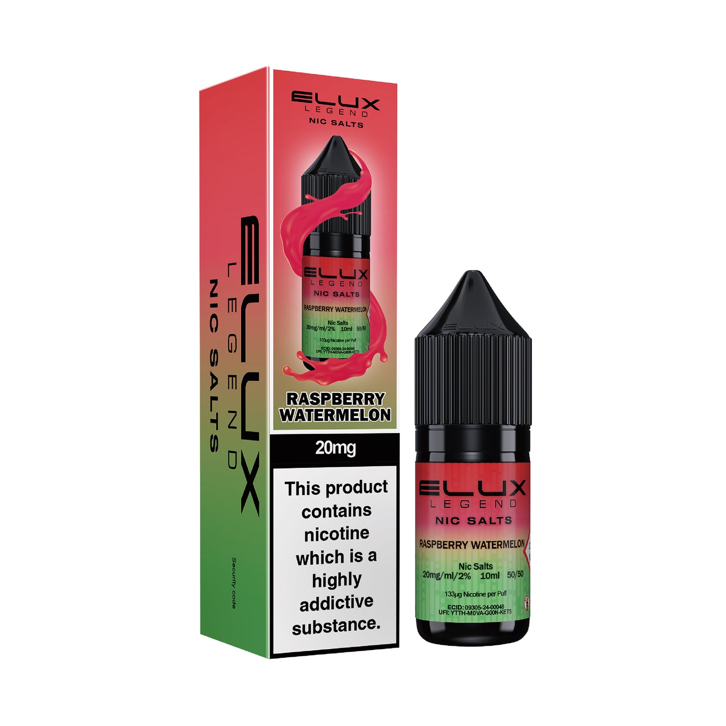 Elux Legend Raspberry Watermelon 10ml Nic Salt