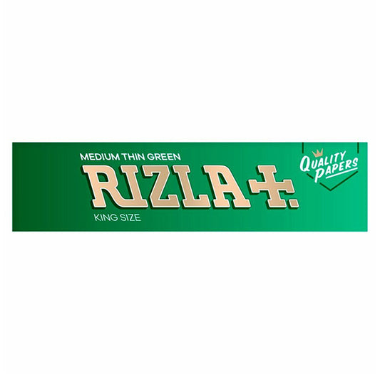 Rizla + Medium Thin Green Rolling Papers King Size