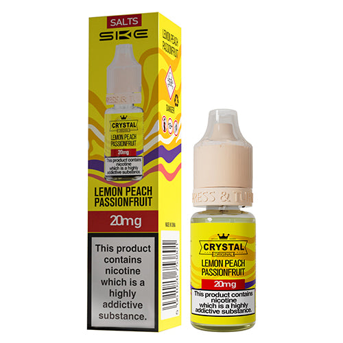 SKE Crystal V2 Lemon Peach Passionfruit 10ml Nic Salt