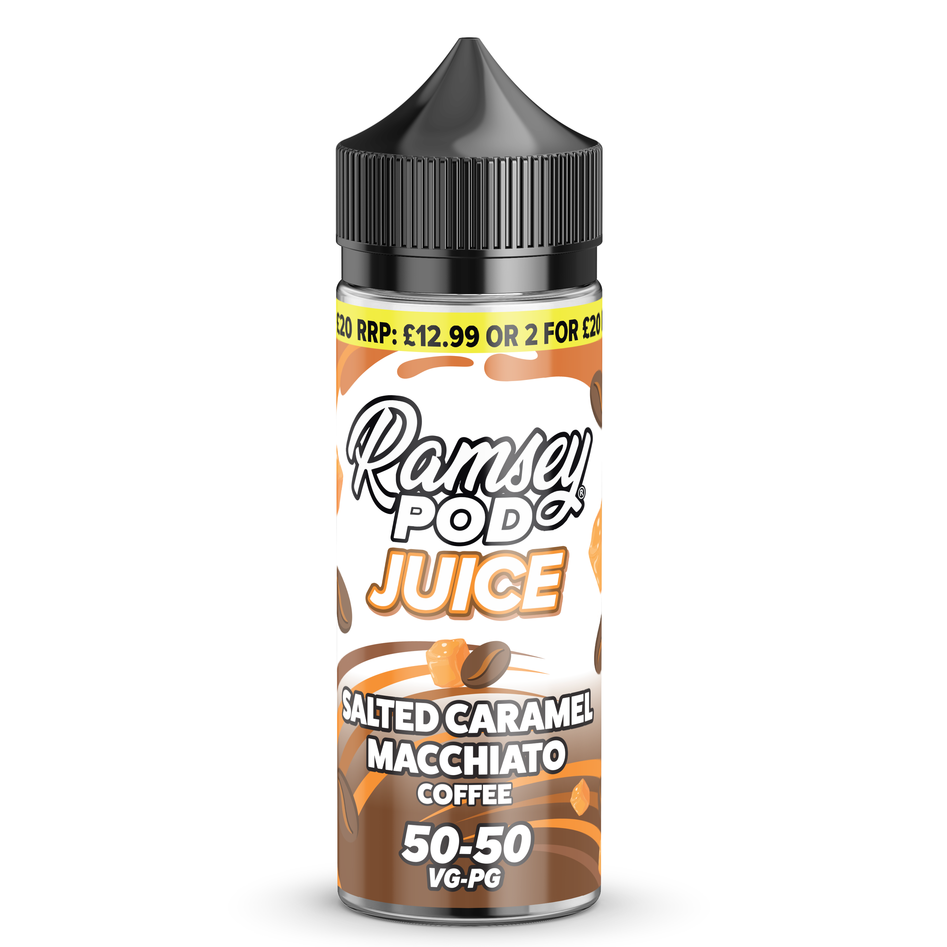 Salted Caramel Macchiato E-Liquid by Ramsey E-Liquids - Shortfills UK Vapor Shop Direct Salted Caramel Macchiato E-Liquid by Ramsey E-Liquids - Shortfills UK Vapor Shop Direct