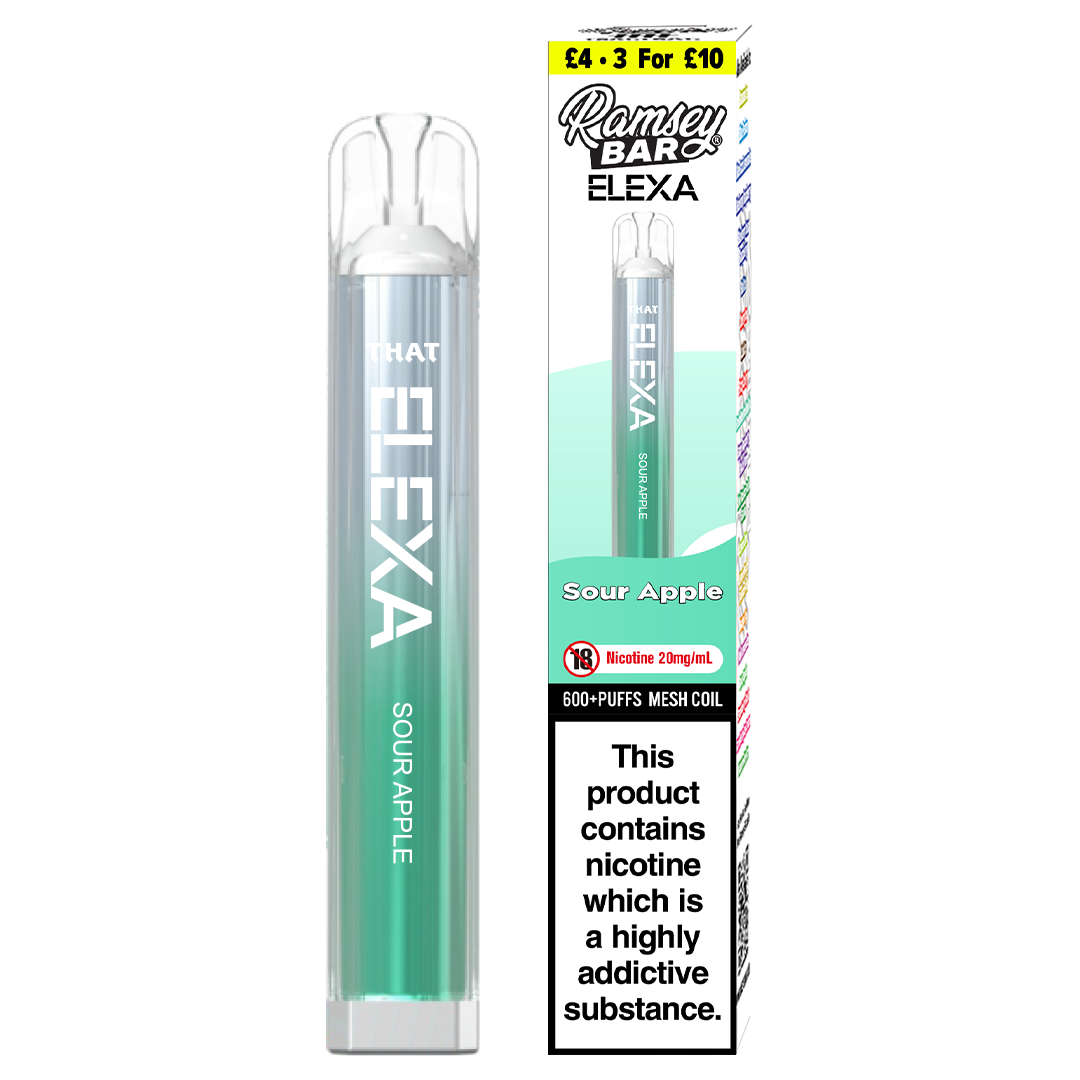 Ramsey Bar Elexa 20mg Disposable (PastBestBefore)