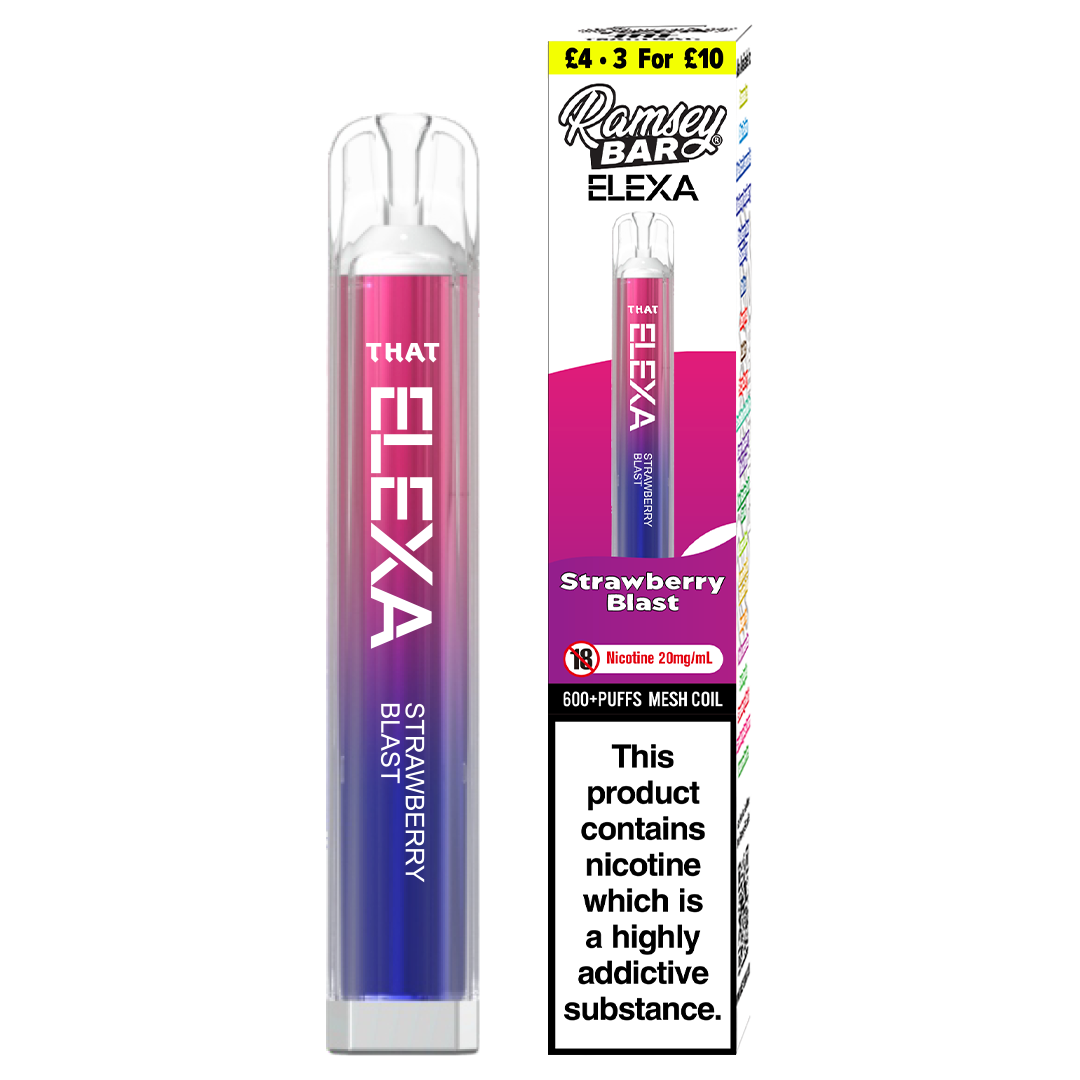 Ramsey Bar Elexa 20mg Disposable (PastBestBefore)