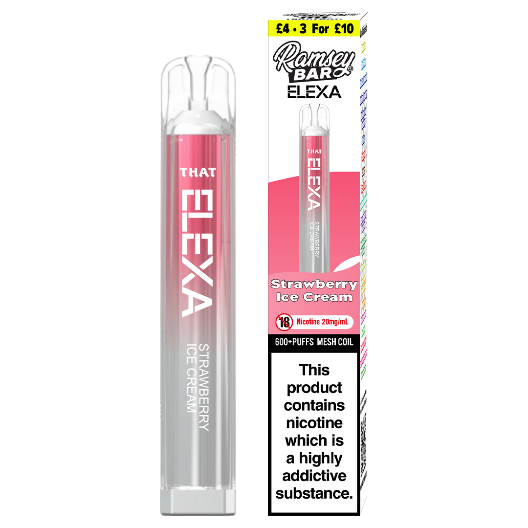 Ramsey Bar Elexa 20mg Disposable (PastBestBefore)